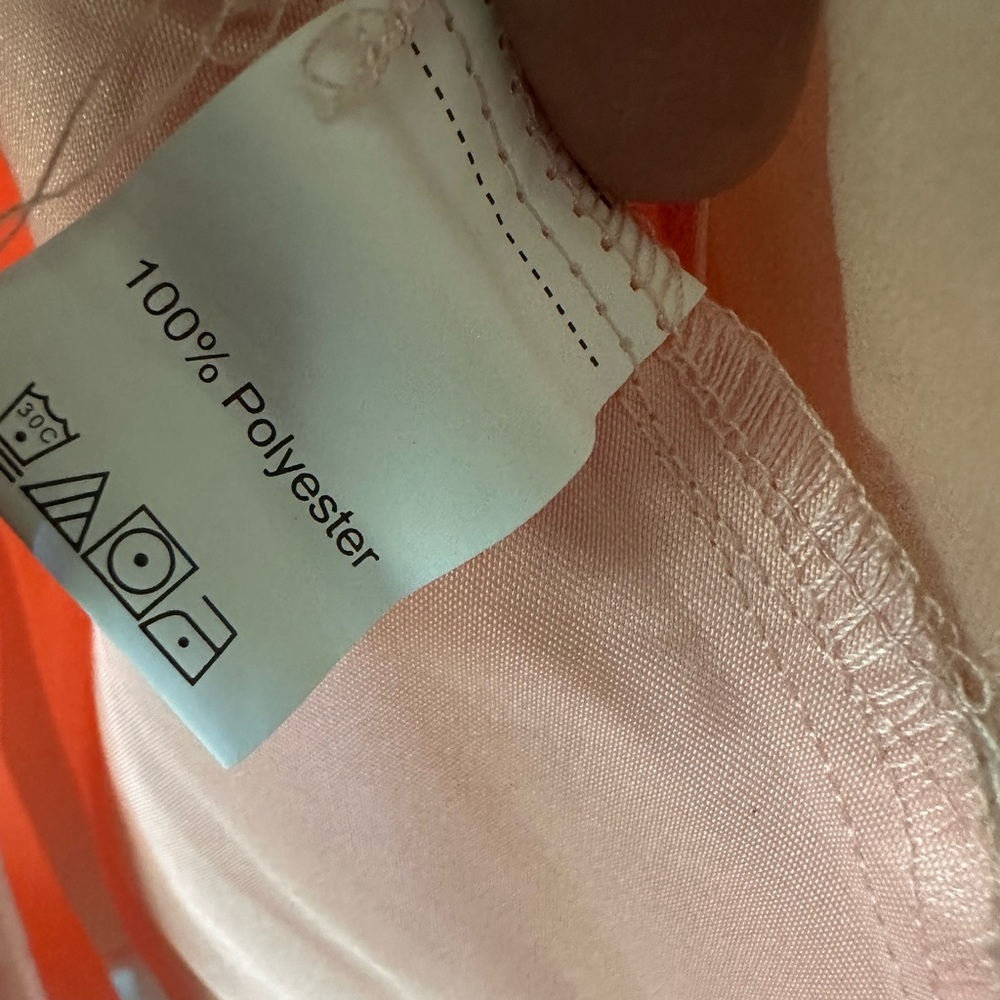 SHEIN - PEACH PINK FORMAL/BRIDESMAID MAXI DRESS WOMENS LARGE - Picture 9 of 13